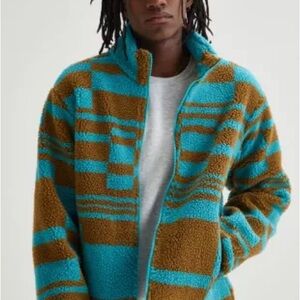 Urban Outfitters Sherpa plush Zip Up Jacket